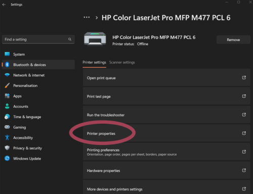 Hp m477fdw automated double-sided printing not working & solution (Win 11)